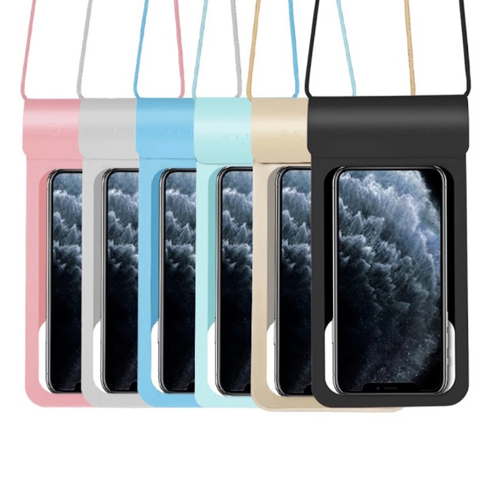 

Portable Universal Waterproof Phone Case Mobile Phone Pouch Touchscreen Swimming Dry Bag Swim Tools For IPhone Xiaomi Samsung