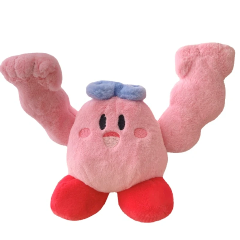 

Star Kirby Plush Doll Eat Me One Punch Telescopic Arm Boxing Muscle Male Kirby Doll Pillow Toys Hobbies Stuffed Animals Gifts