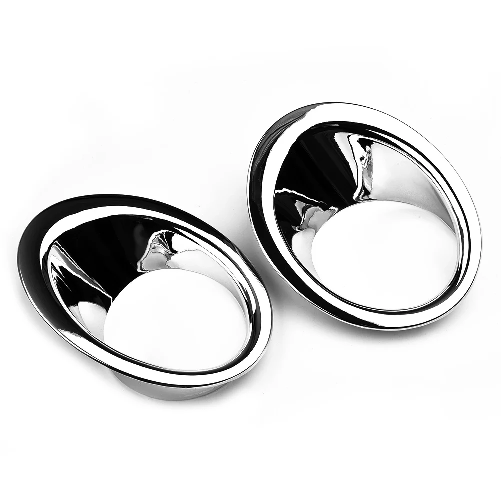 

/ +2 Fog Light Cover Front / Dualis J10 2010-2013 2pcs Accessories Car Chrome Decoration Trim Durable Practical