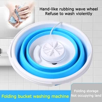 mini opvouwbare wasmachine ultrasone reiniging kleine 2 in 1 draagbare wasmachine usb slaapzaal wasmachine voor home reizen