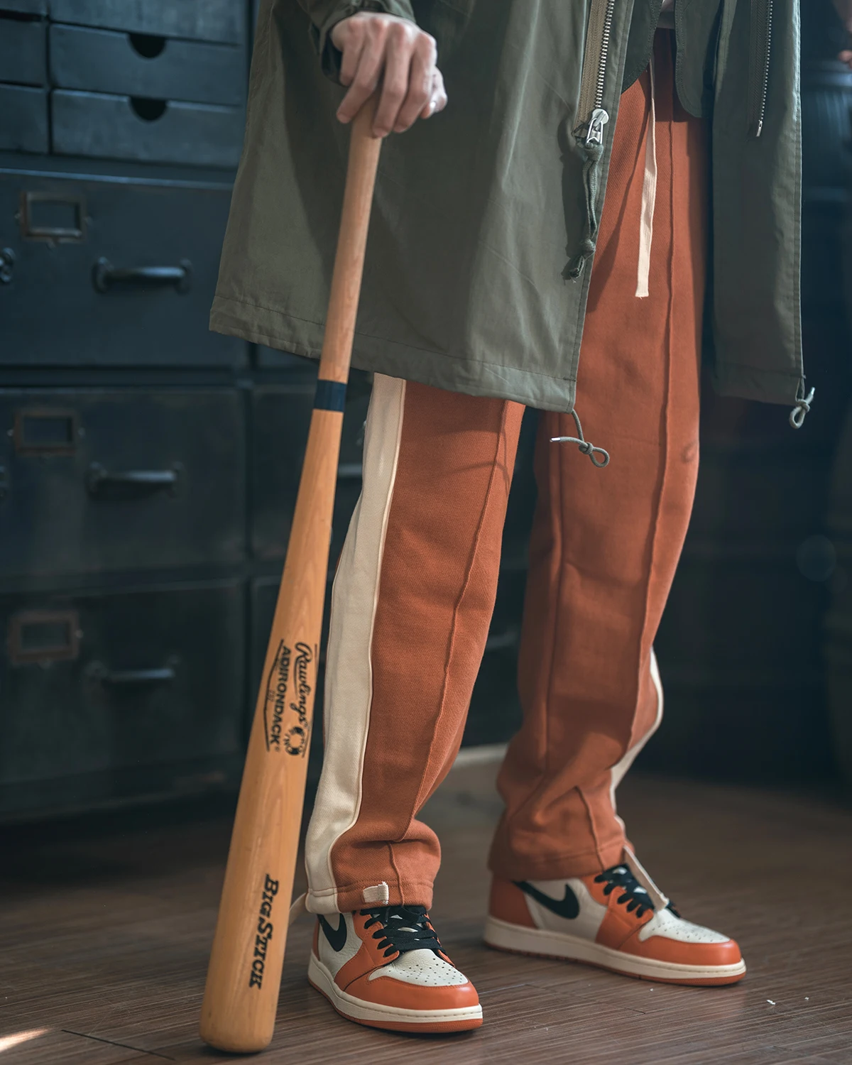 Мужские двухцветные спортивные штаны Nike 80-х из хлопка | AliExpress