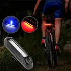 Велосипедный задний фонарь, водонепроницаемый светодиодный, зарядка через USB, светильник ждающий фсветильник для ночного велосипеда, велосипеда, скутера, велосипедная безопасность
