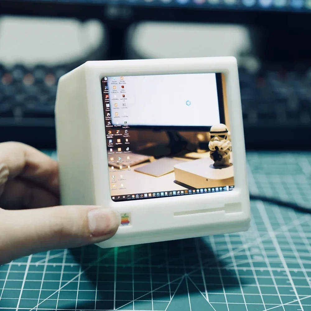 Маленький экран для телевизора McIntosh 3 8 Дюйма ретро-компьютер 1200*1080 423PPI внешний