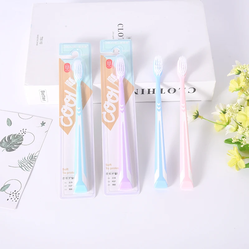 

Новый дизайн, Пользовательский логотип, низкая цена, домашние путешествия, разные щетинки, материал, зубная щетка для взрослых