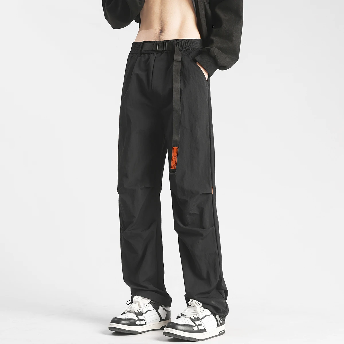 Брюки-карго для мужчин и женщин Модные шаровары в стиле хип-хоп с множеством