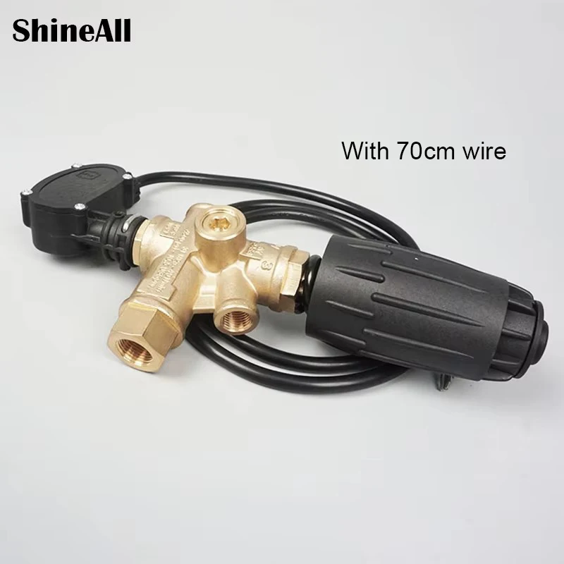 

VRT3 Пятиходовой плунжерный насос высокого давления, разгрузчик давления, регулирующий клапан с большой скоростью расхода, быстроразъемное соединение из латуни 3/8