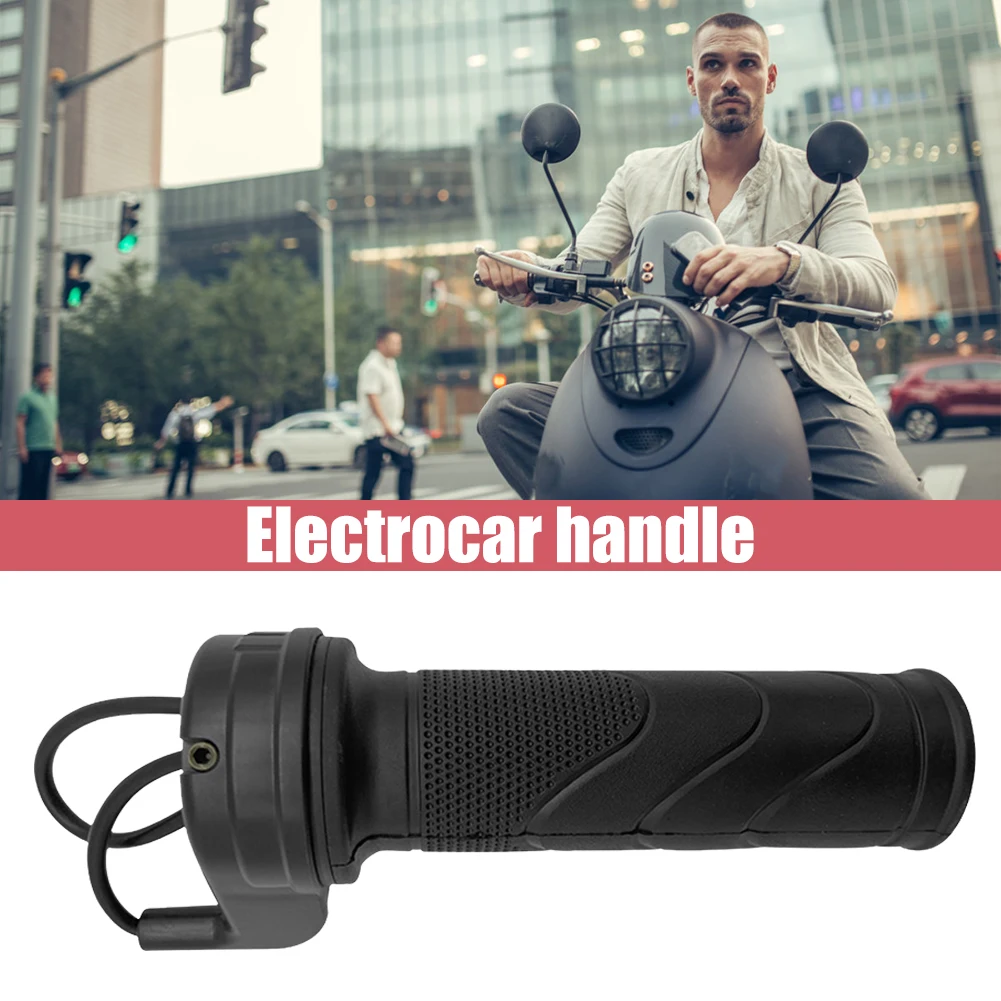 

Universal Ebike Throttle Grip 24V 36V 48V E-Bike Handle Rubber Electric Bicycle Accelerator Scooter Parts Motorcycle Accessories