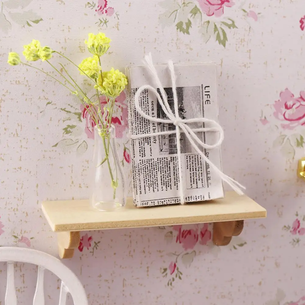 

Модный аксессуар для ванной комнаты с воображением, настенная полка для кукольного домика, тонкая работа, для ролевых игр