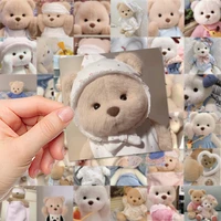 103050pcs cute muppets bear series stickers children toys luggage laptop ipad skateboard journal notebook stickers wholesale