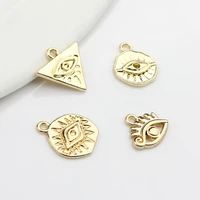 10pcslot zinc alloy metal cute mini demon eye charms pendant for diy jewelry making finding accessories