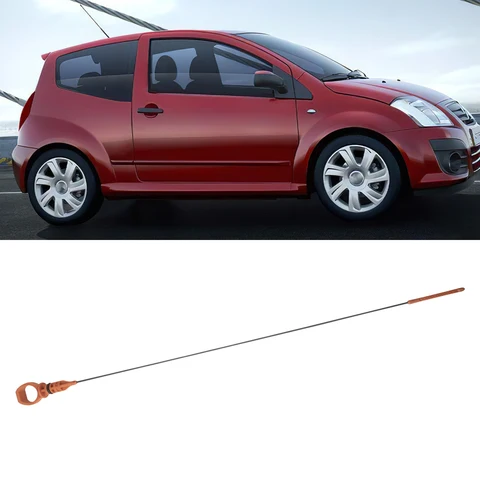 53.4cm Car 1.4 HDi Engine Oil Dipstick For Peugeot 206 307 For