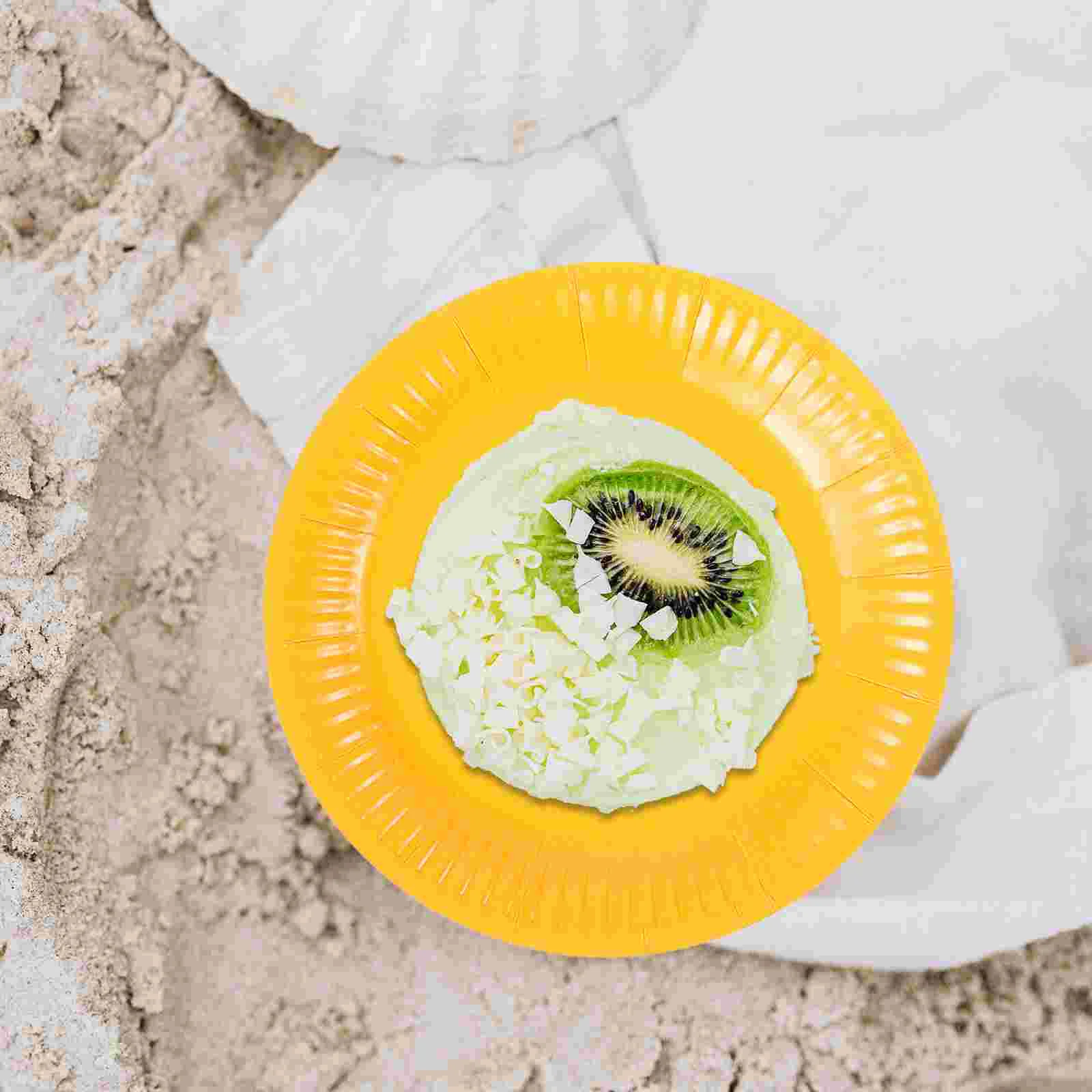 50 шт. бумажная тарелка бумажные тарелки для торта одноразовые красочные декора