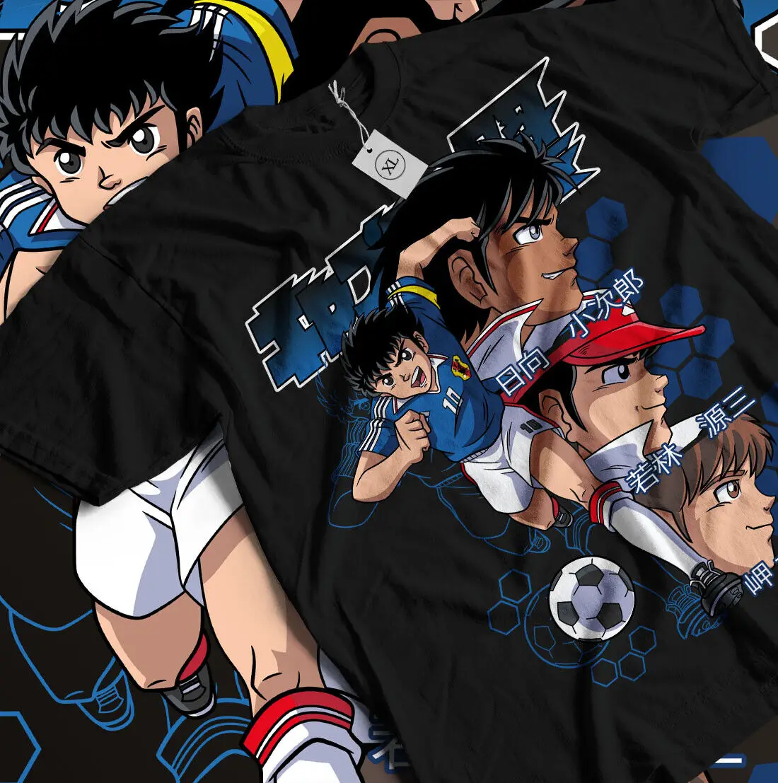 Camiseta Supercampeones футболка Оливер капитан Цубаса новая Аниме Экипировка