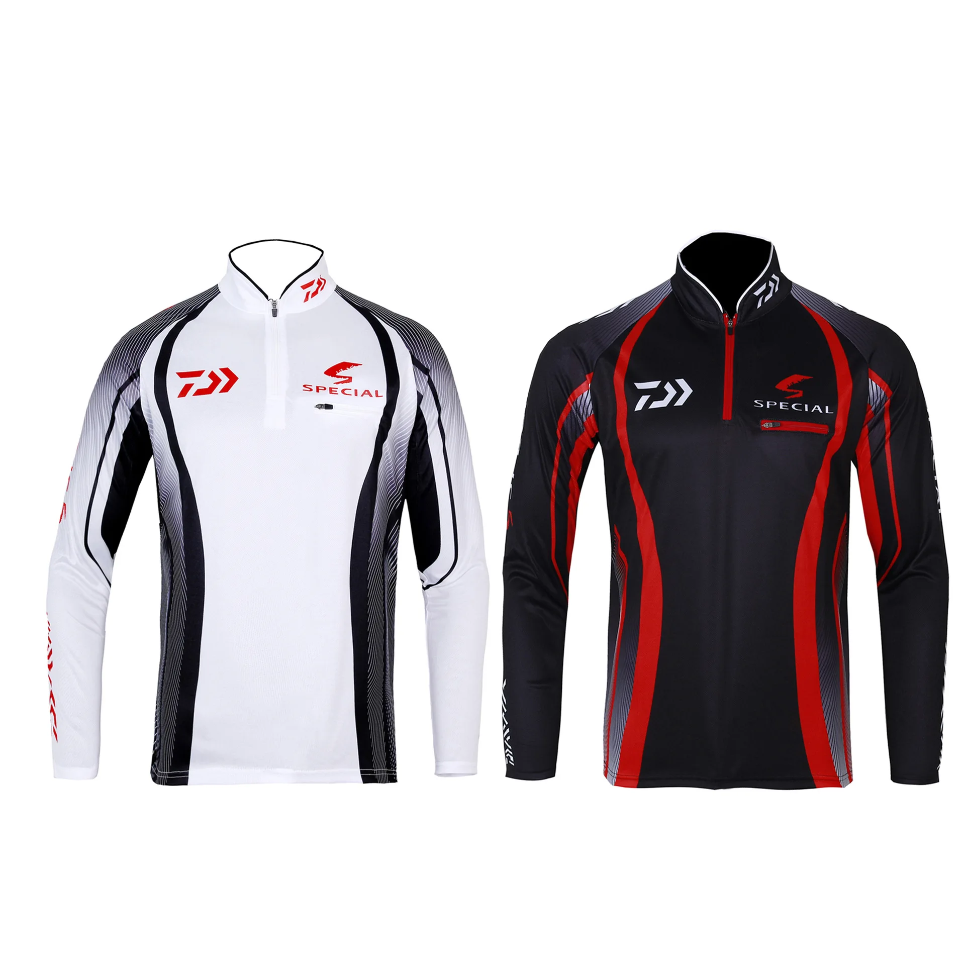 

2021 new outdoor spring summer moisture quick-drying stand collar long-sleeved sunscreen fishing clothes hiking shirt