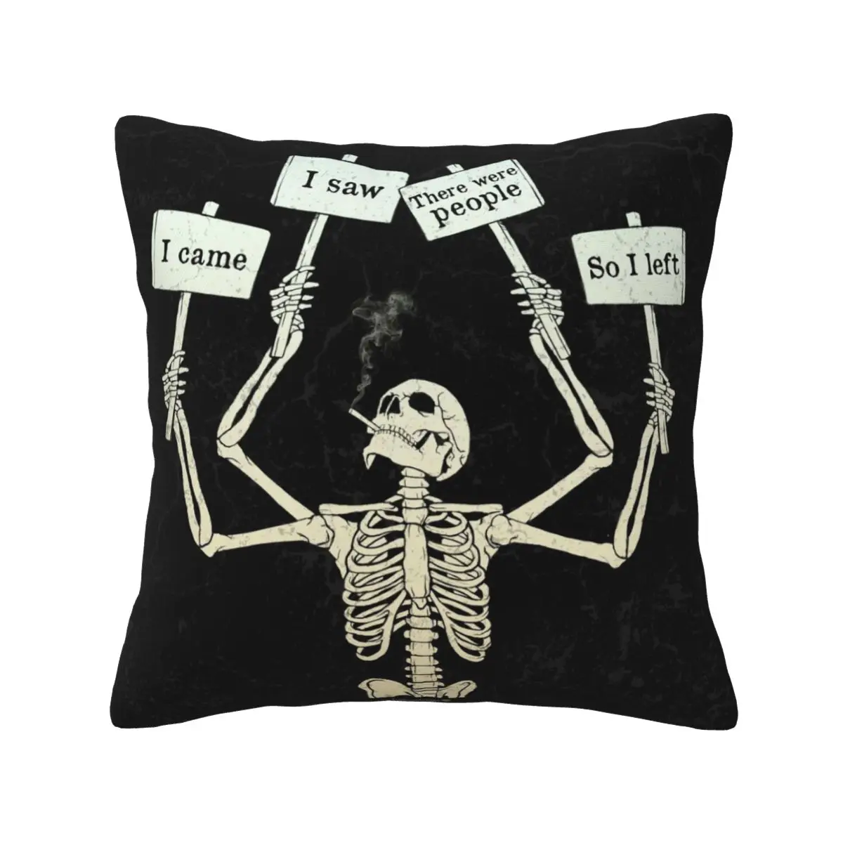 

Чехол-наволочка с рисунком в виде скелета дакимакура