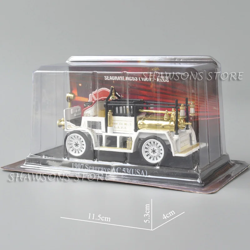 Отлитый под давлением масштаб 1:43 Игрушечная модель Amer 1907 Seagrave AC 53 USA Pumper Fire Engine Truck