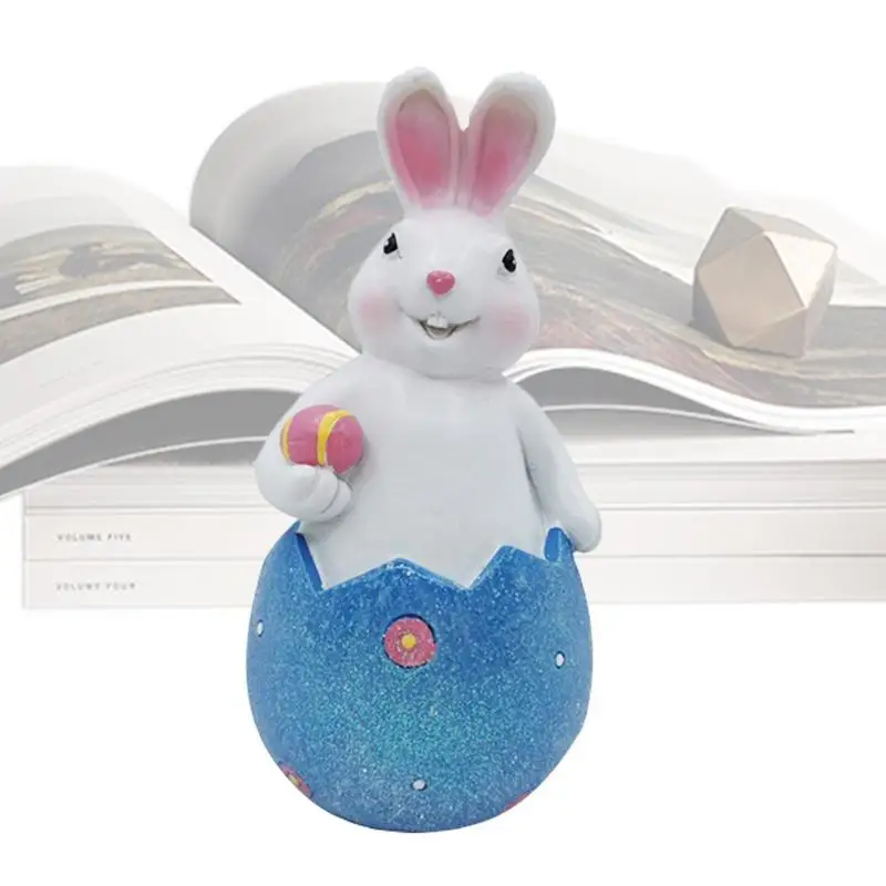 

Easter Basket Bunny Decor Figurines Resin Easter Bunny Animal Figurines Bunny Figurines Home Decorations Easter Decorations