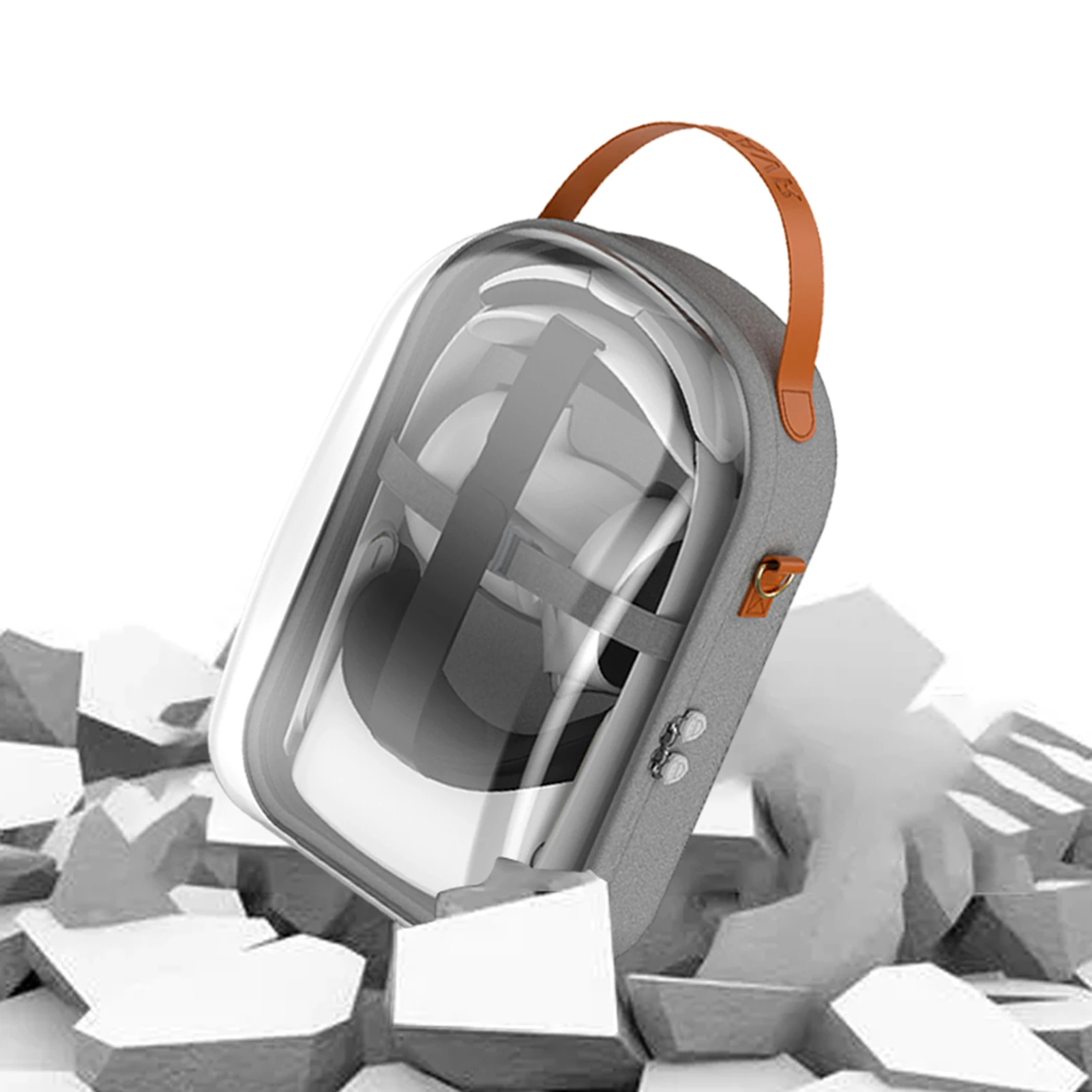 

Head Strap Storage Bag For OculusQuest 2 Travel Carrying Case Shockproof EVA Portable Storage Box For OculusQuest 2 Accessories