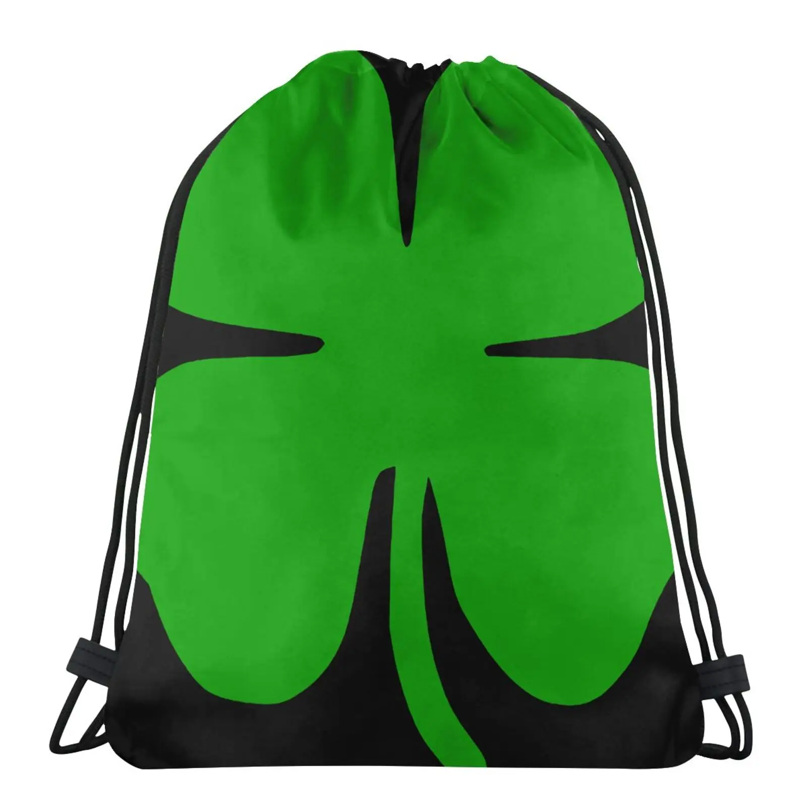 

4 Leaf Clover Shamrock St Patricks Bag Skull Bag Backpack Bag Bag For Shoes Rope Bag Cotton Fabric Bag Makeup Bag Organza Bags