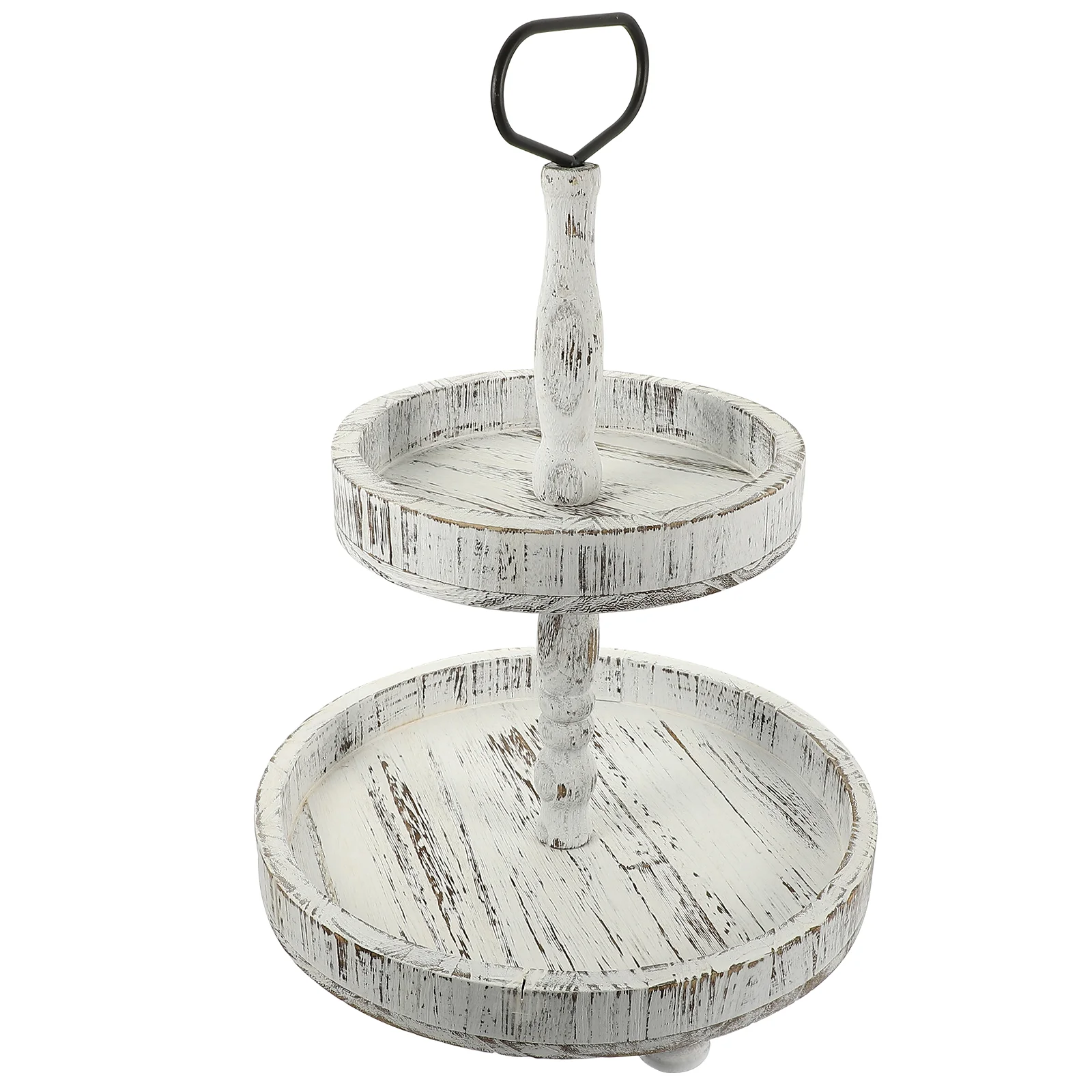 

Cupcake Decorations Wooden Tray Tiered Serving Trays Kitchen Table Centerpieces Snack Farmhouse Two