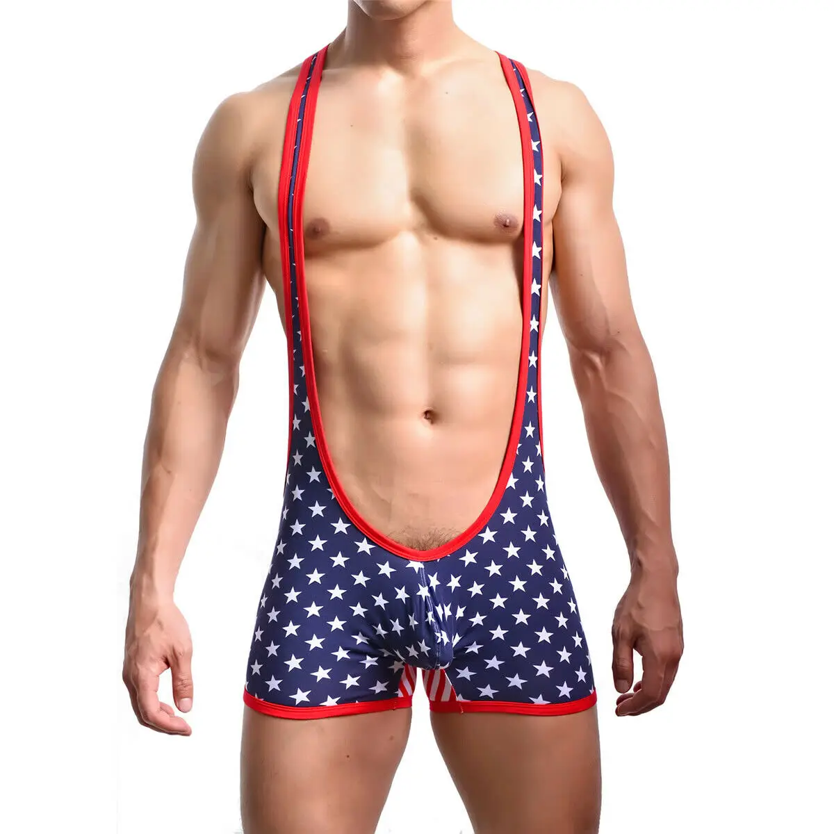 

Men Undershirts Slimming Body Shaper Shapewear Bodysuits Stripe Star Sports Singlets Jumpsuit Underwear Camiseta Interior Hombre