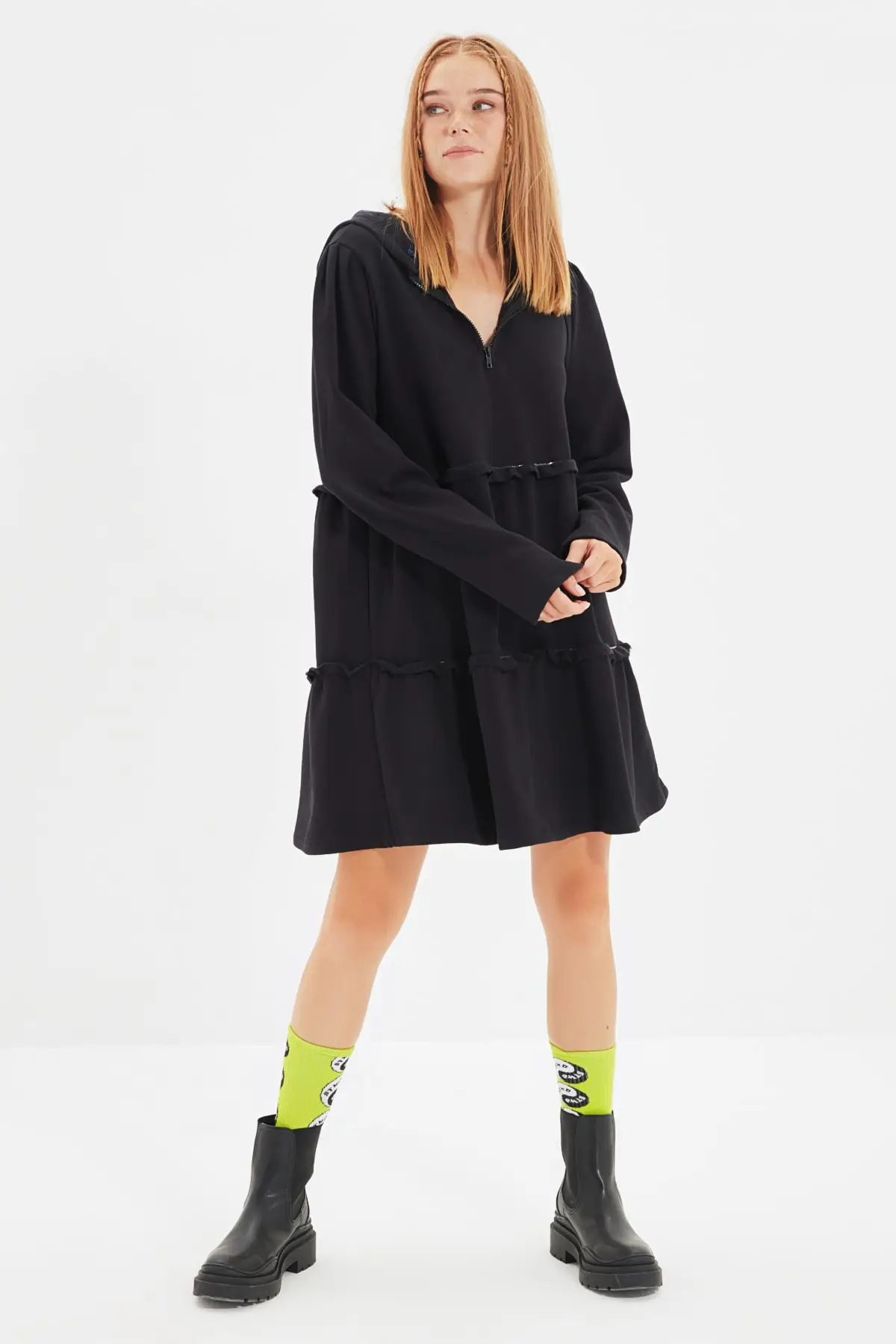 

Trendyol Zipper Knitted Dress TWOAW22EL0139