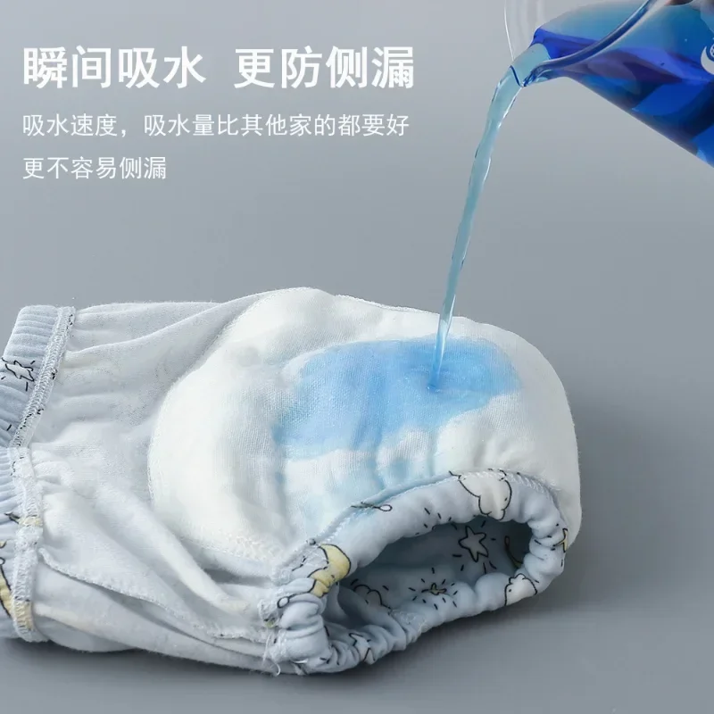 wielokrotnego użytku wielowarstwowe skarpetki z włókniny pieluchy dla dzieci bielizna niemowląt spodnie bandażem na brz...