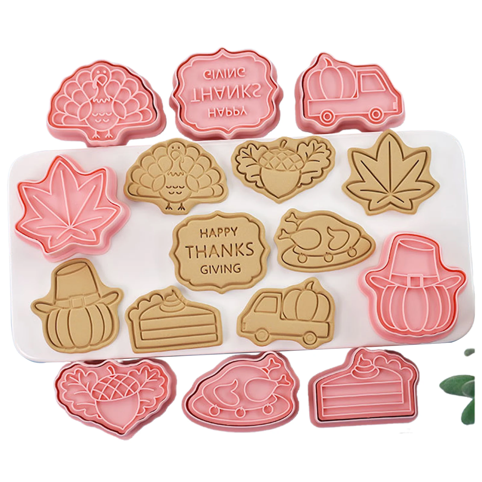 

8 шт., форма для печенья на День Благодарения
