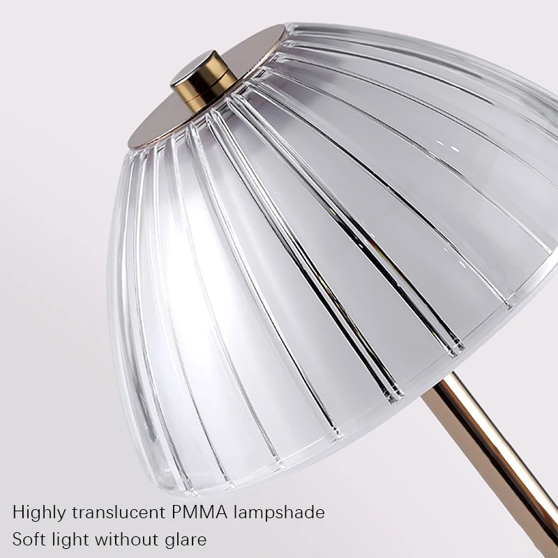 Светодиодная настольная лампа в скандинавском стиле с USB-разъемом и сенсорным