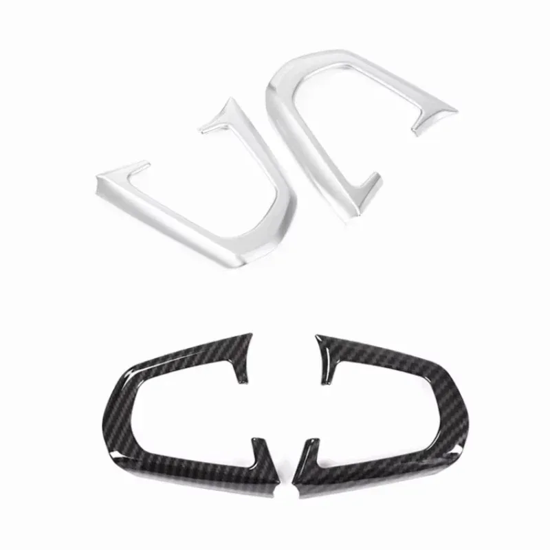 Фото Для BMW 3, 5 серии G30, G20, X3 G01, X4 G02, X5 G05, X6 G06 2018-2023: накладка на рамку рулевого колеса из АБС-пластика, аксессуары для интерьера автомобиля №2
