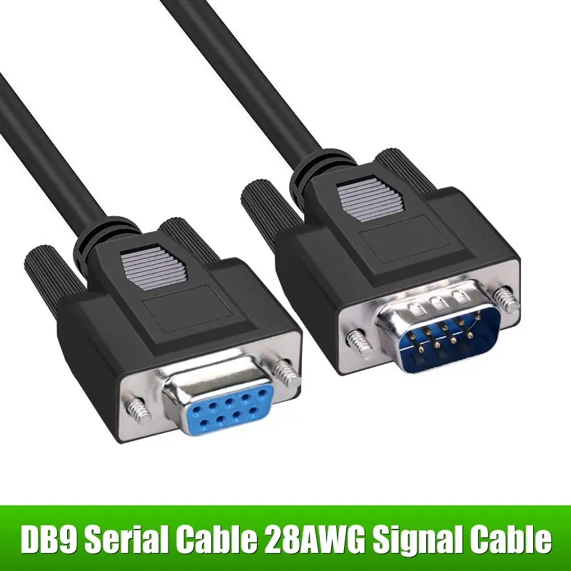 

1 шт. DB9 последовательный Кабельный разъем RS232 штекер-гнездо перекрестное соединение COM Удлинительный провод 9-контактный кабель для передач...