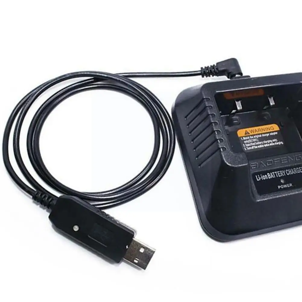 

Usb Charger Cable For Baofeng Uv-5r Bf-f8hp Plus Walkie-talkie Radio N1v5