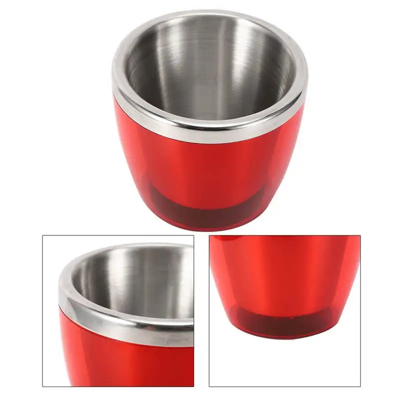 Мини-ведро для вина из красной нержавеющей стали домашняя кухня Ресторан Бар