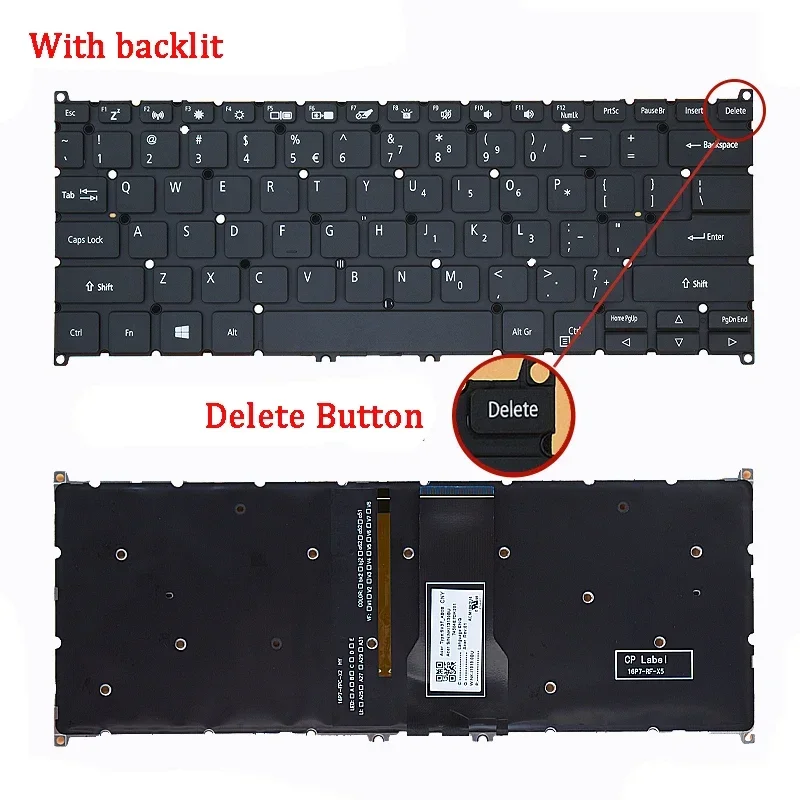 WW. Новая оригинальная клавиатура для ноутбука ACER Swift 3 SF114-32 SP513-51 SP513-52N SP513-53N SP314-54