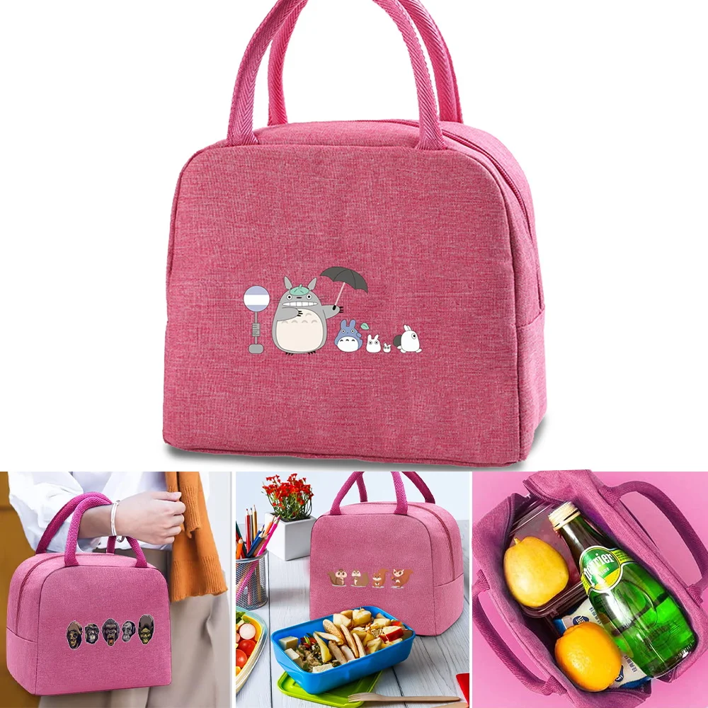 

Lunch Carry Bags Lunch Insulated Thermal bags for Women Children School Lunch Picnic Dinner Cooler Food Canvas Portable Handbag
