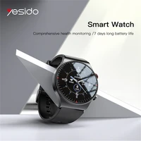 yesido bluetooth call smart watch men ip68 waterproof full touch screen sports fitness smartwatch for android ios