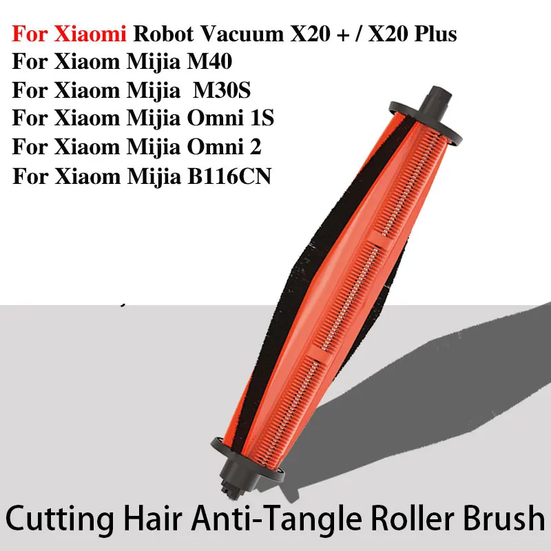 

Для XIAOMI Mijia M40 Omni 1S B116 X20 +/X20 Plus S20+ M30S оригинальные аксессуары для роликовых щеток против запутывания волос
