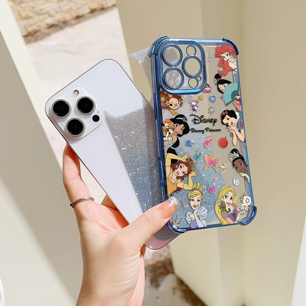Чехол для телефона Cute Disneys Princess Samsung S25 S24 S23 S22 S21 S20 FE Note20 Plus Ultra Lite 5G противоударный