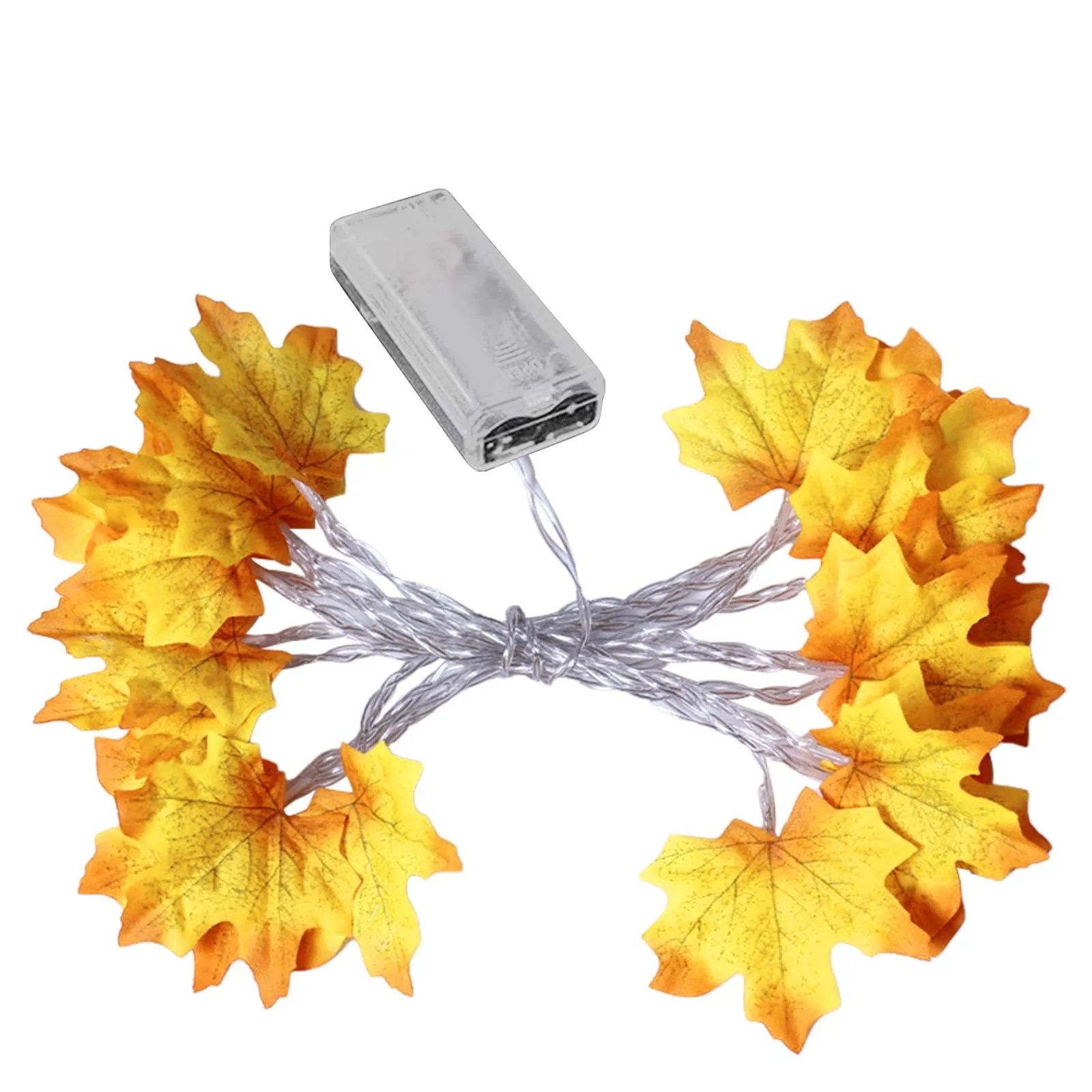 

Thanksgiving Halloween Battery Box LED Maple Leaf Light String Indoor And Outdoor Decorative Light String 1.5M Floating Balloons