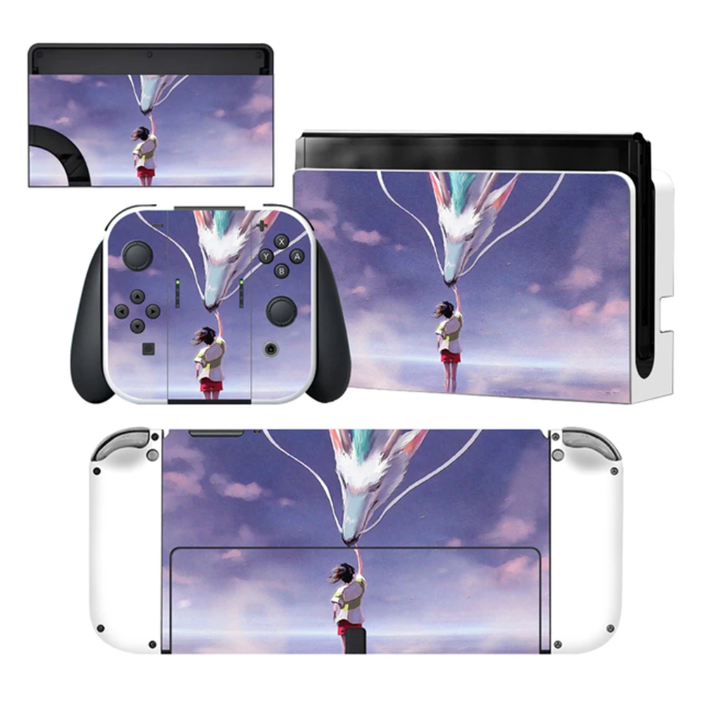 

Spirited Away Style Vinyl Decal Skin Sticker For Nintendo Switch OLED Console Protector Game Accessoriy NintendoSwitch OLED