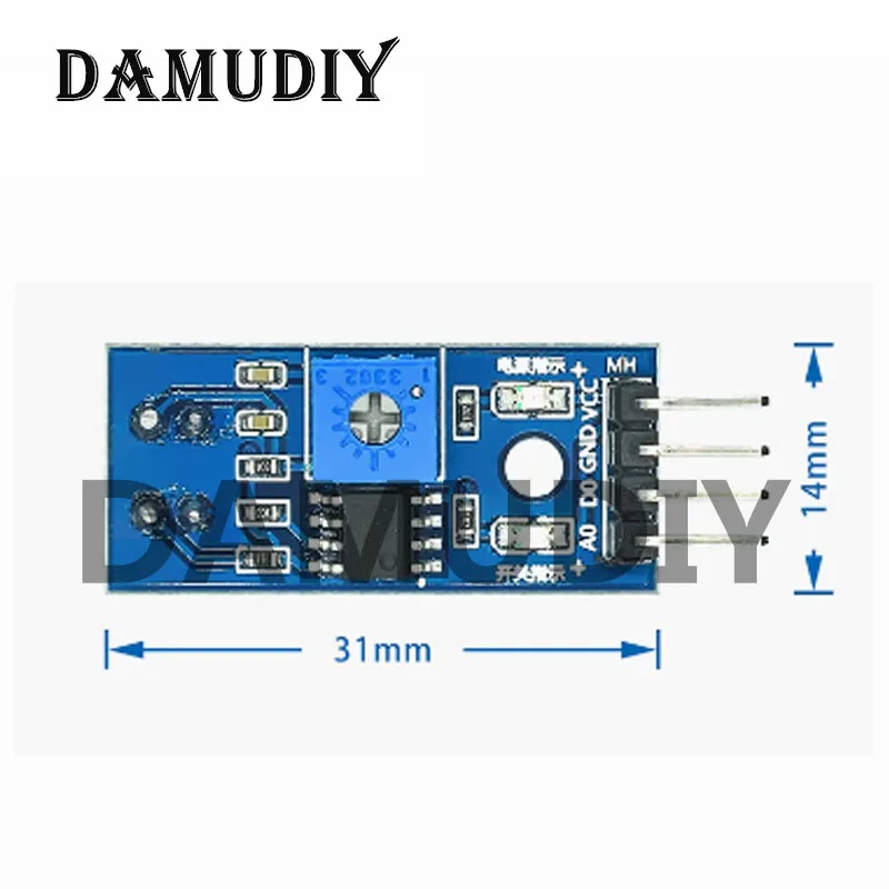 Фото DAMUDIY 10 шт. TCRT5000 инфракрасный датчик отражения, модуль предотвращения препятствий, датчик слежения, модуль слежения XD-01 DAMU №3
