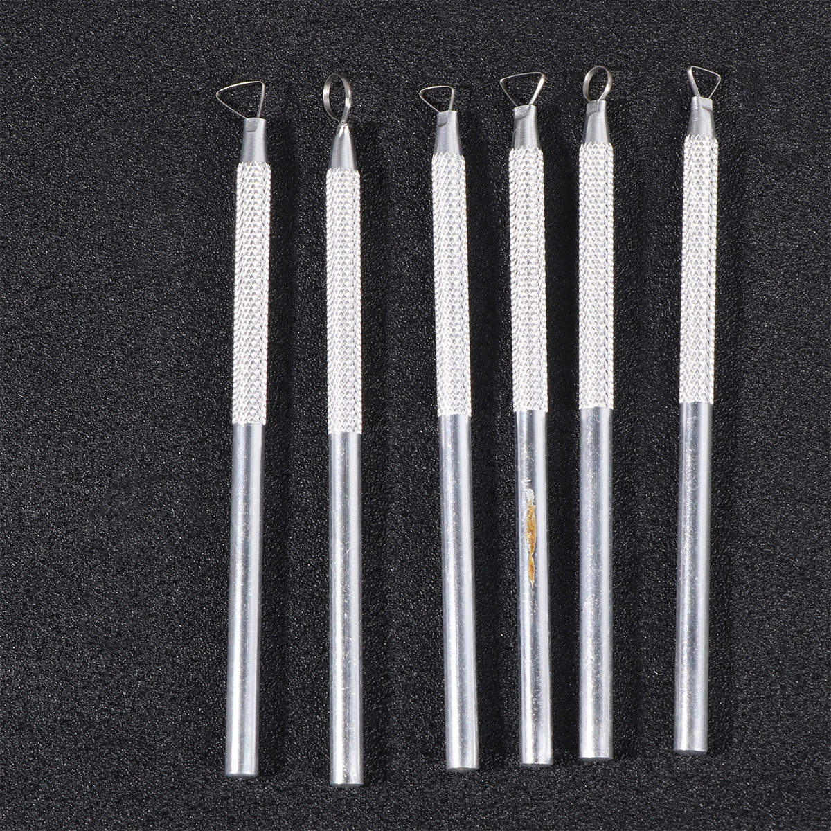 

6 Pcs Metal Pottery Scraper Wire Straps Clay Sculpting Tools Clay Ribbon Tool Metallic Ribbon 6 Piece Set Aluminum Clay Scraper