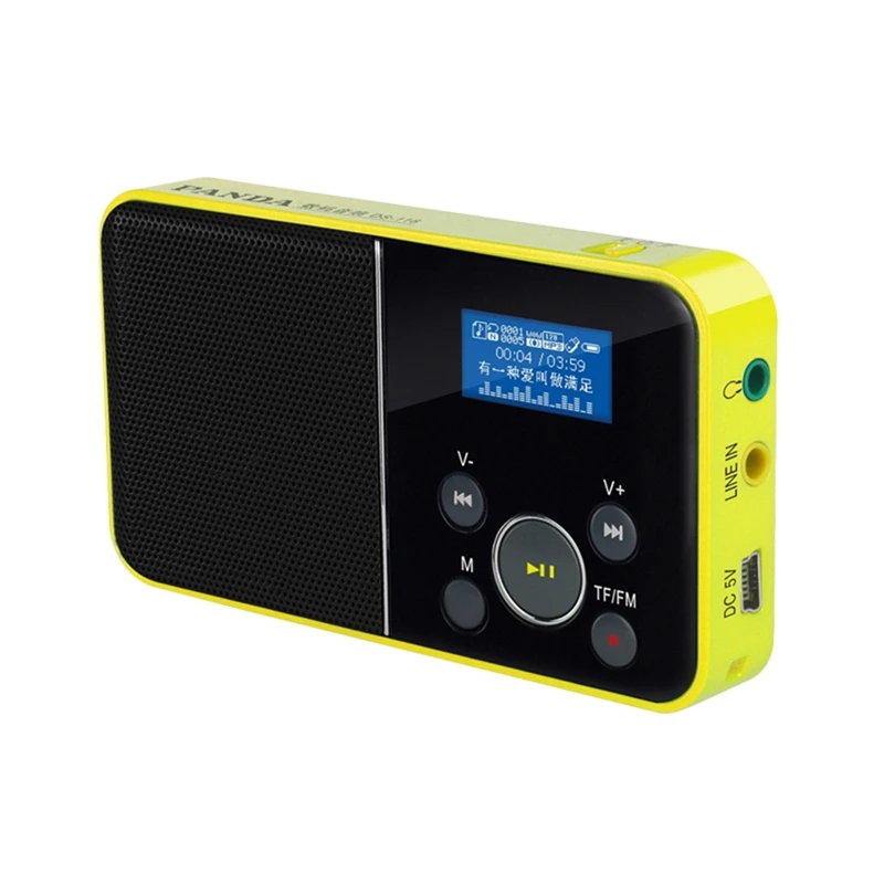 

Portable FM Radio Walkman Speaker SD Card Mp3 Music Player,Digital LCD Display,Hifi Soundcore Motion Audio Amplifier