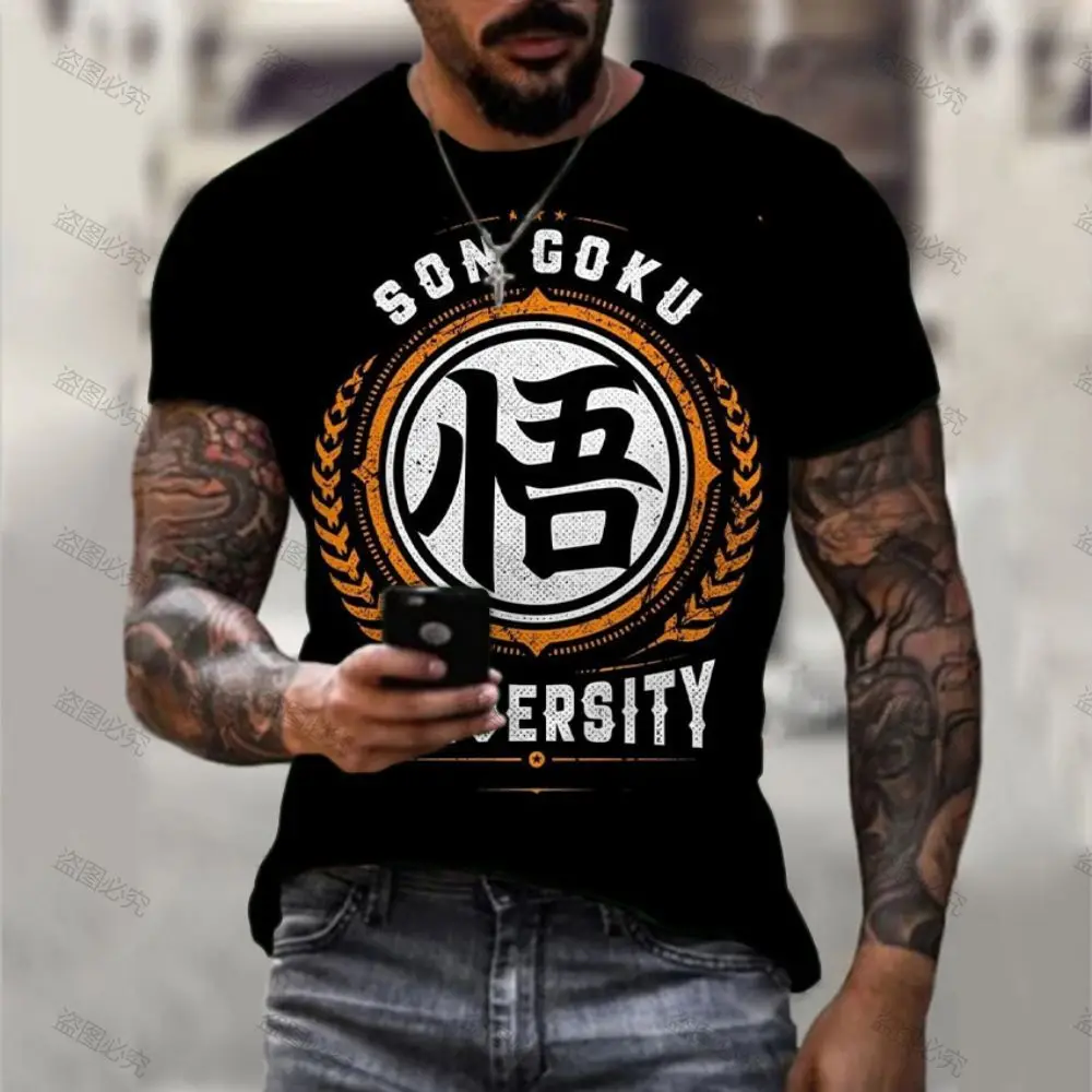 

Summer Harajuku HD Print Men's Clothing Y2k Goku Vegeta Children's Leisure T-shirts Crew Neck T-shirt Tops 2022 New Hot Sale