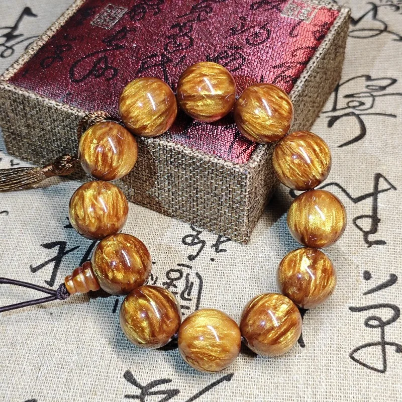 Роскошный браслет из бисера ивы Jinhai смолы и тыквы в этническом стиле амулет удачи