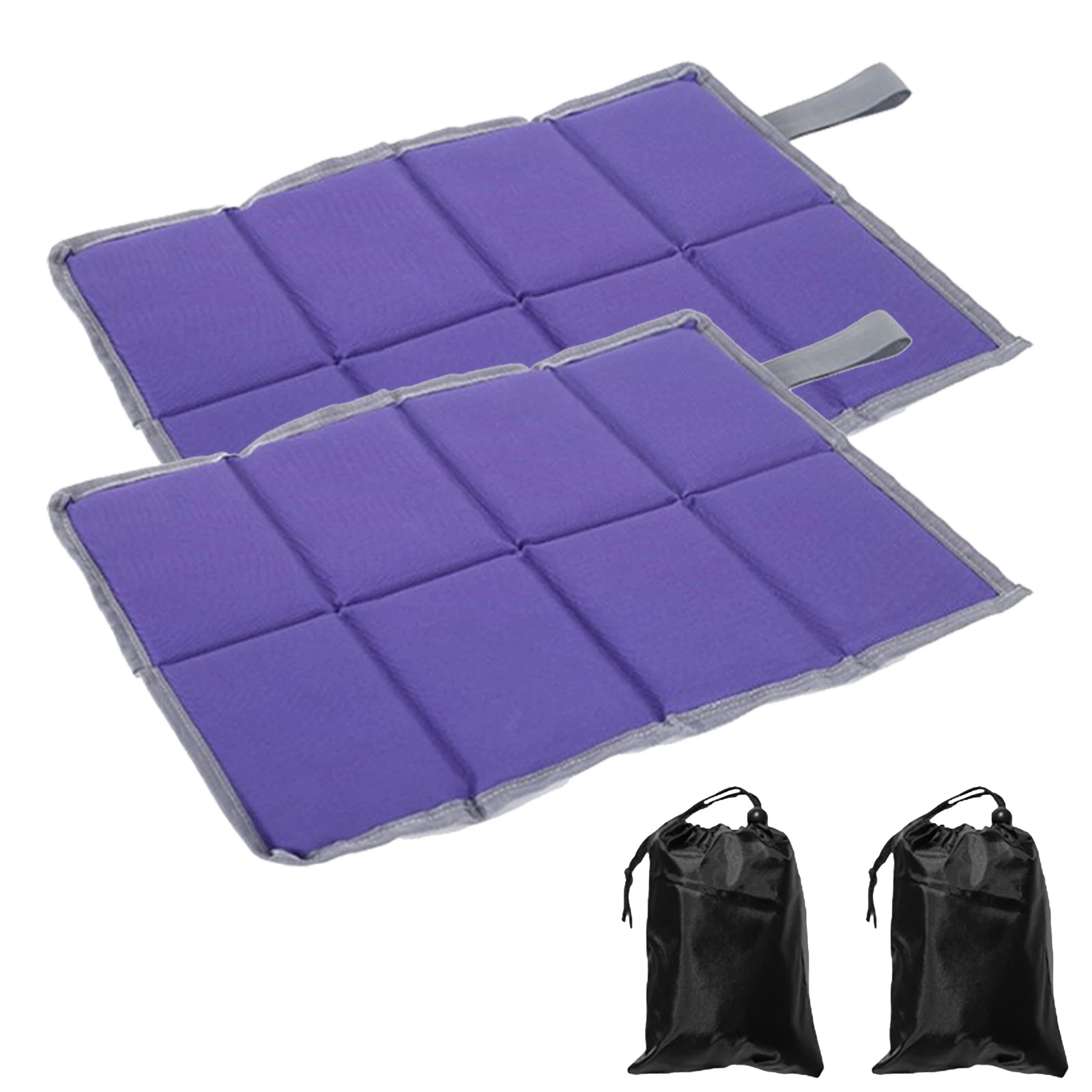 Foldable Folding Outdoor Camping Mat Seat Oxford Cloth Eight Folding Cushion With Storage Bags Hunting Fishing Resting Pad