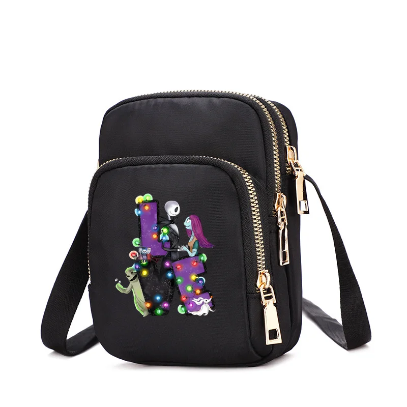 Disney's The Nightmare Before Christmas Jack Sally женская нейлоновая сумка через плечо на Хэллоуин