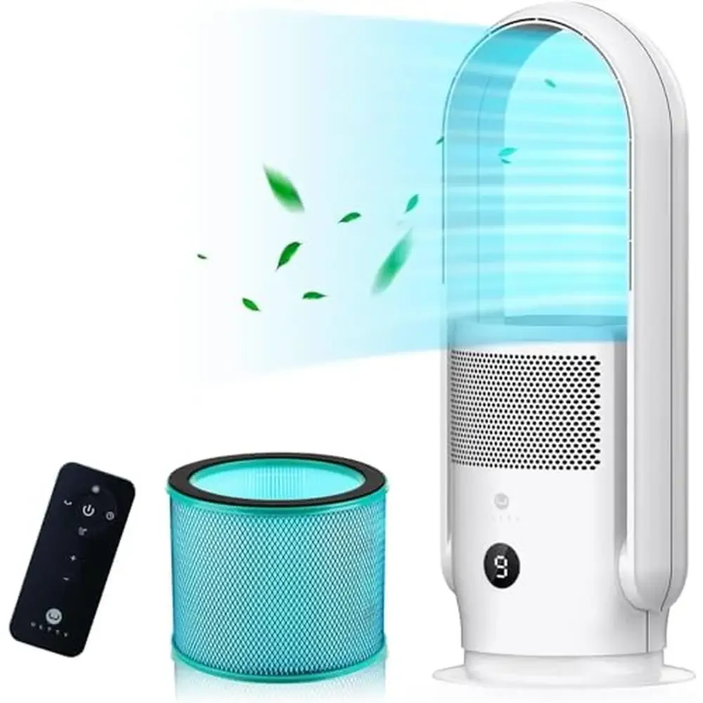 Беслопастной очиститель воздуха башенный вентилятор с HEPA-фильтром