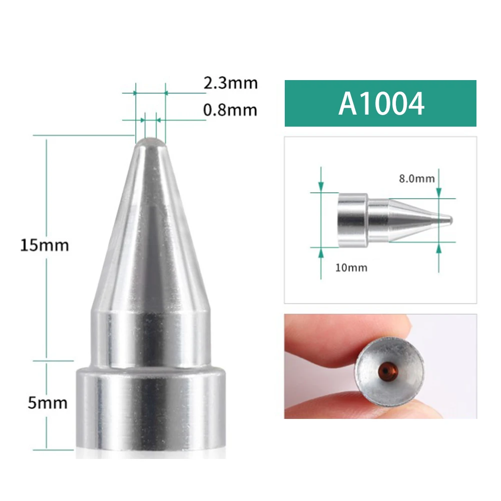 

1pc A Series A1002-7 1.0MM Leader-Free Welding Tip For Hakko 802 808 809 807 817 Replacement Tip For Lead-free Welding