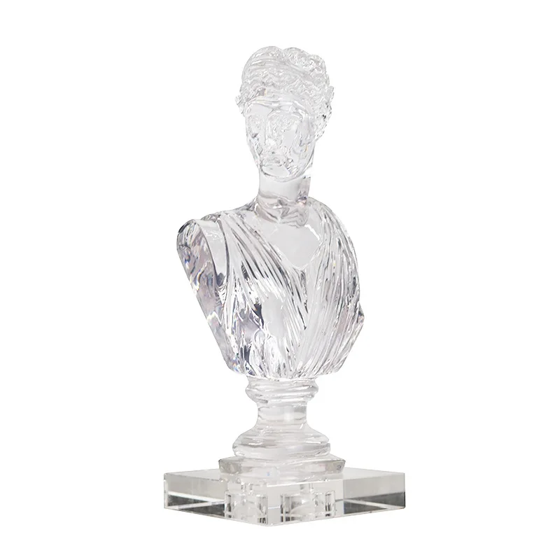 

Простая Современная прозрачная статуя из абстрактной смолы для хобби в отеле